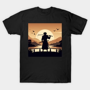 Samurai Silhouette #24 T-Shirt